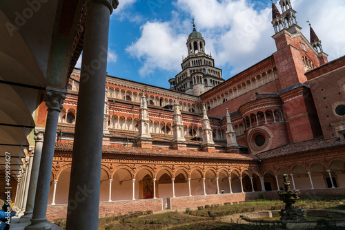 Certosa di Pavia secret view on this amazing architecture 