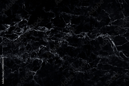black marble patterned texture background , abstract marble in natural patterned.