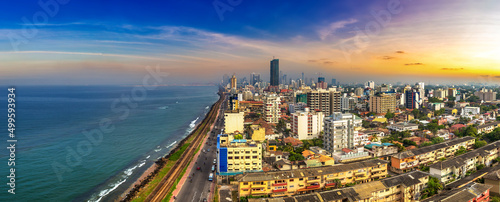 Panoramic view of Colombo