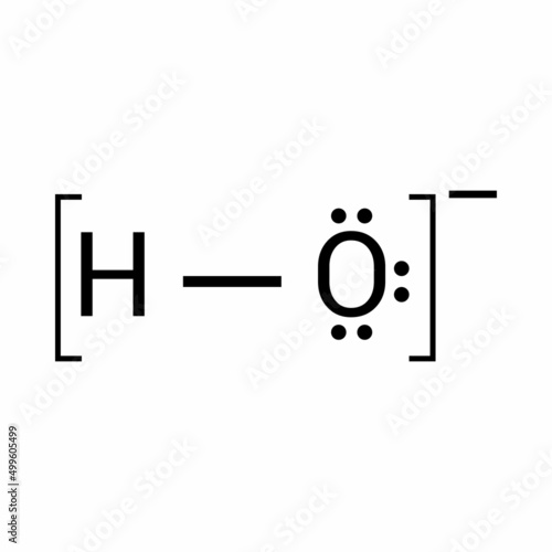 lewis structure of hydroxide ion