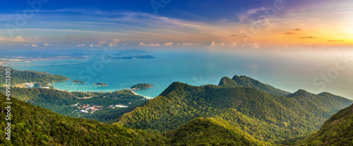 Panorama of Langkawi island