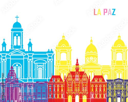 La Paz skyline pop
