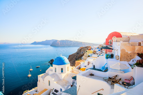 Breathtaking view of Santorini