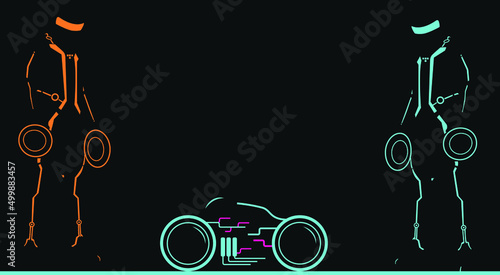 Light motorcycle Wallpaper Tron Legacy