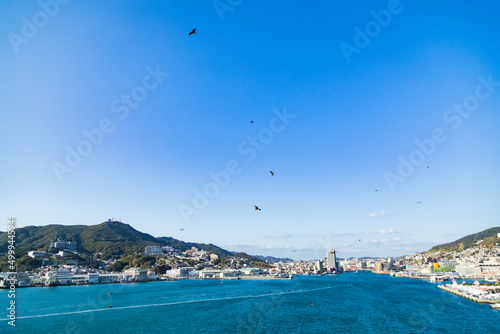 The seaside scene of Nagasaki Prefecture, Japan