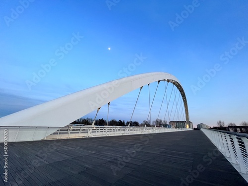 bridge over the river, Alessandria Italy