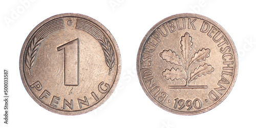 Germany 1 pfennig 1990