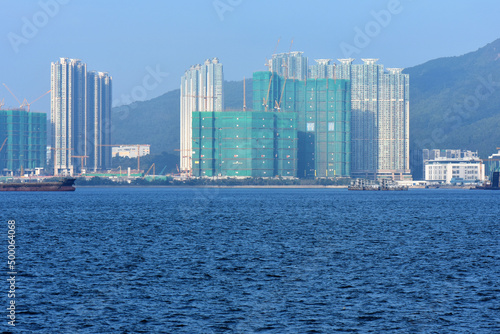 Scenic view of a seaside residential development of a Lohas park formerly named Dream city