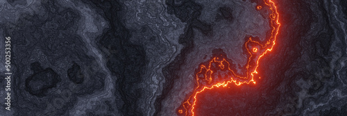 Abstract cooled volcanic lava background