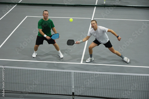 pickleball doubles net play