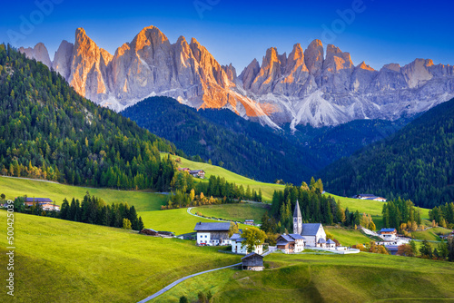 Val di Funes, Italy - Odle Ridge in Dolomites - South Tyrol