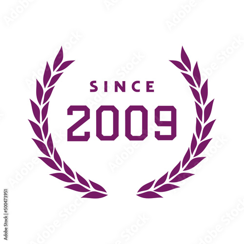 Since 2009 emblem