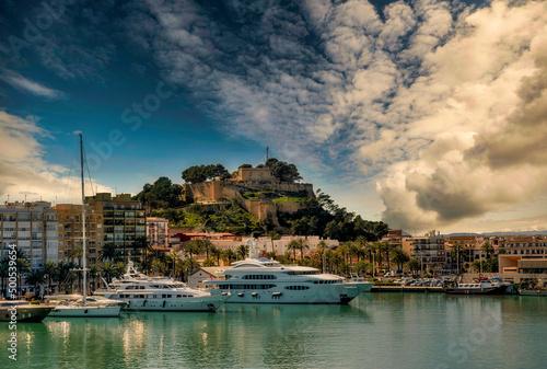 Port of Denia, Valencian Community, Province of Alicante, Wellcome marina of Denia