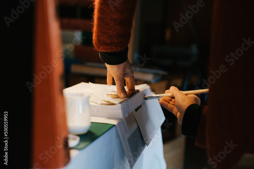 atelier de reliure traditionnelle