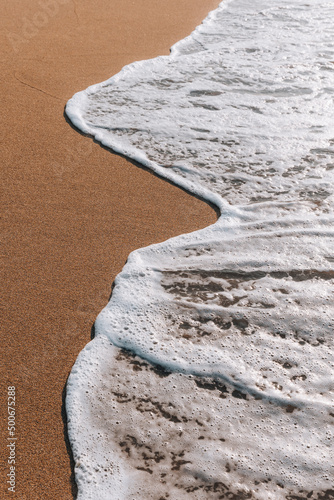 beach sand dunes in Heraklion, Crete, Greece