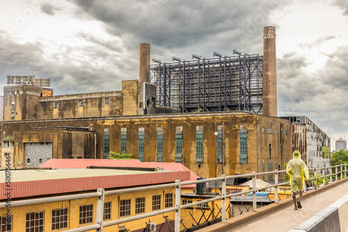 The abandoned Ijora Power station in Lagos, Nigeria. It was commissioned in 1923. Shot 18 April 2022.