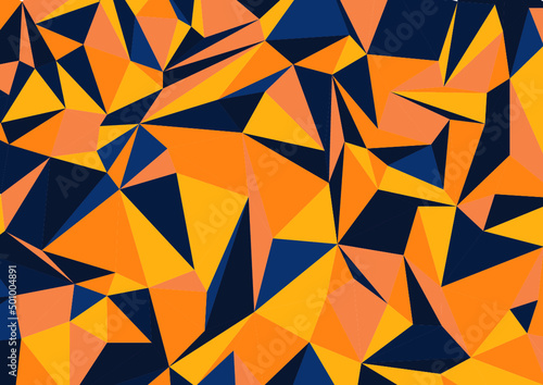 Fondo vectorial triangulos, colores retro, vector abstracto colorido