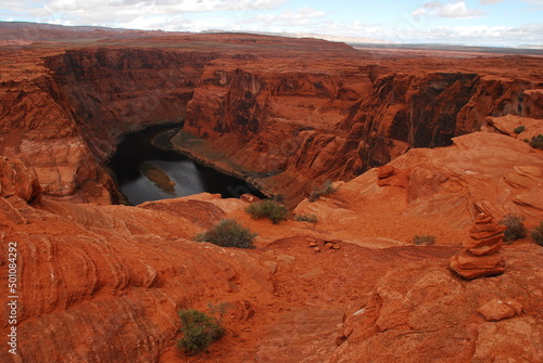 Horseshoe Bend the meander of the Colorado River near Glen Canyon United States Utah