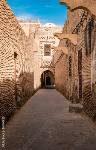 Inside view of the old medina, Tozeur, Tunis