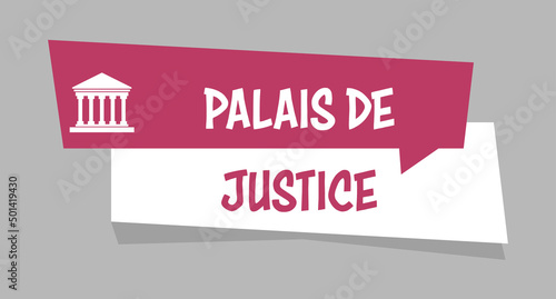 Logo palais de justice.