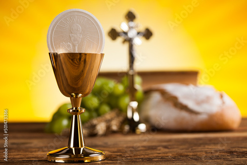 Symbol christianity religion, communion background