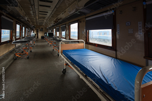 New re-equipped evacuation medical train of MSF and Ukrzaliznytsia