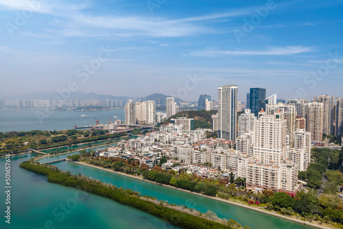 Xiamen Cityscape Large Format Aerial Photography