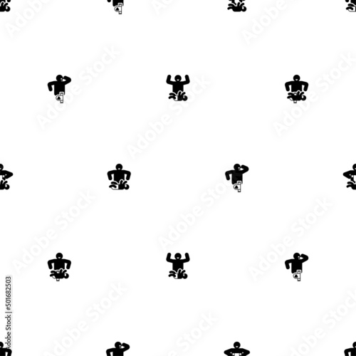 Change diaper pattern seamless. Baby's clean and dirty diaper background. Baby fabric texture