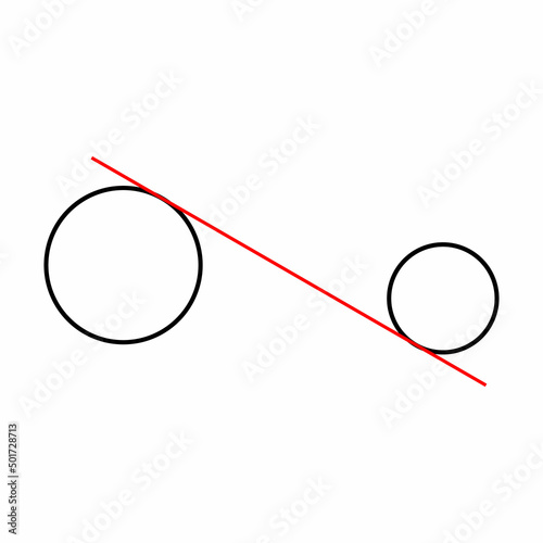 common external tangent of two circles