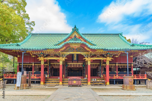 重要文化財 根津神社（ねずじんじゃ） 拝殿 東京都文京区根津一丁目