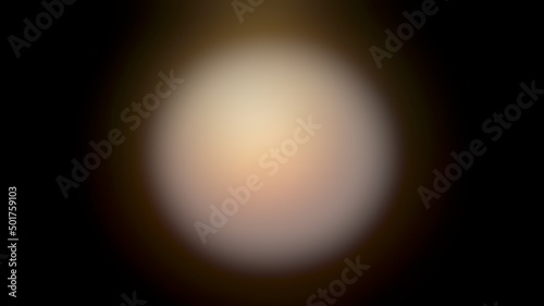 soft ball white tube background There was an orange light all around. It is a graphic name for illustration.