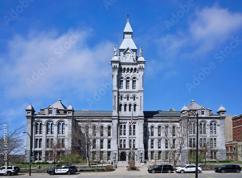 The former city hall of Buffalo, New York, built in 1872, and now used as a courthouse.