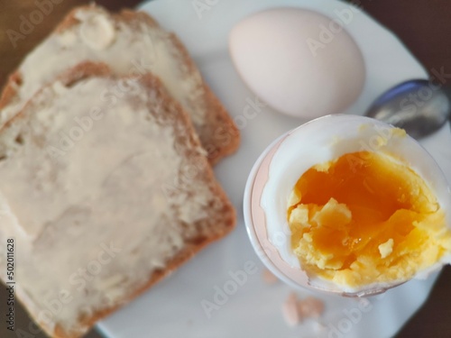 Jajko na miękko, śniadanie