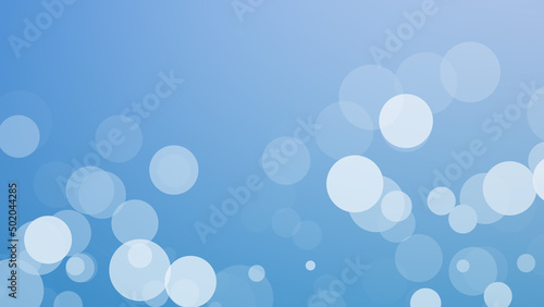 background with bubbles. abstract blue background with bokeh