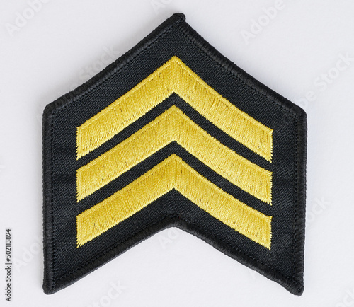 Cloth military chevron