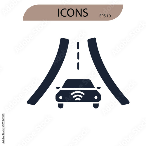 gps icons symbol vector elements for infographic web