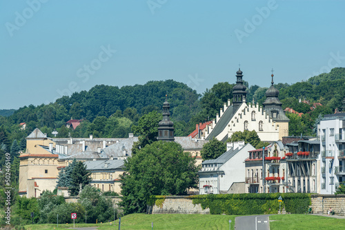Krakow, Poland: Convent of Norbertine Sisters and the church of St. Augustin and St John the Baptist at Vistula River in Salwator