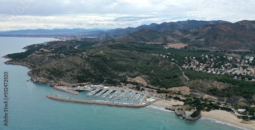 bord de mer à marina d'or, au nord de valencia en Espagne dans la commune d'Oropesa del mar