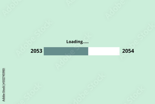 2054 is loading / wird geaden / pastell / Grün 