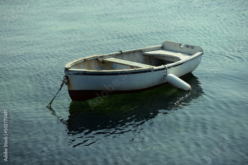 Barque petit bateau à rames