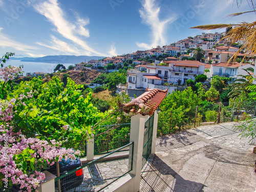 Glossa village in Skopelos island