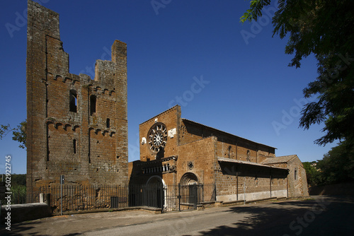 Tuscania, chiesa di Santa Maria delle Rose, Lazio Italia