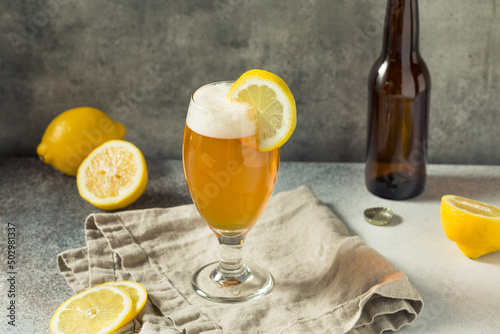 Boozy Refreshing Beer Shandy Cocktail