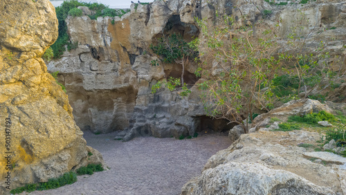 Historical famous Hercules Cave, Tangier