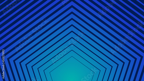 abstract blue pentagon lines wallpaper. modern and futuristic wallpaper background pattern.