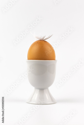 egg in egg cup vertical