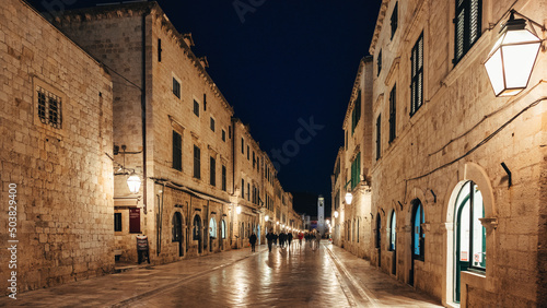 Stradun in Old Town, Dubrovnik