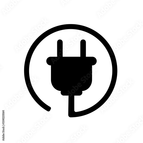 Wtyczka elektryczna ikona