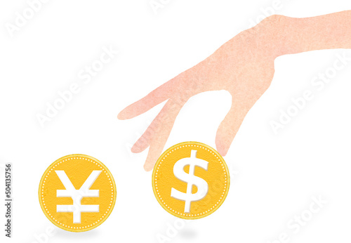 円とドルの比較 ドル硬貨を選ぶ手