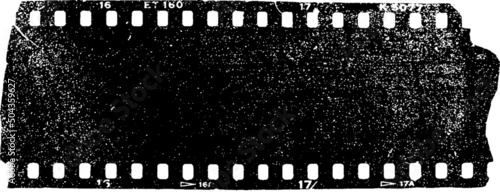film texture with a transparent background
